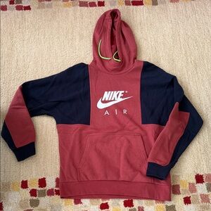 Nike Air Red and Blue Men's Hoodie